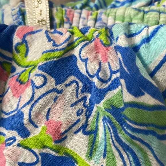Lilly Pulitzer Wiley Ruffle strapless Top size Small - Picture 8 of 9